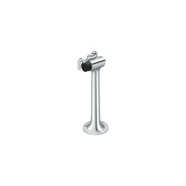 Deltana Floor Mount; 8 Bumper with Hook & Eye; Heavy Duty; Bright Chrome Finish DSF830U26 - main